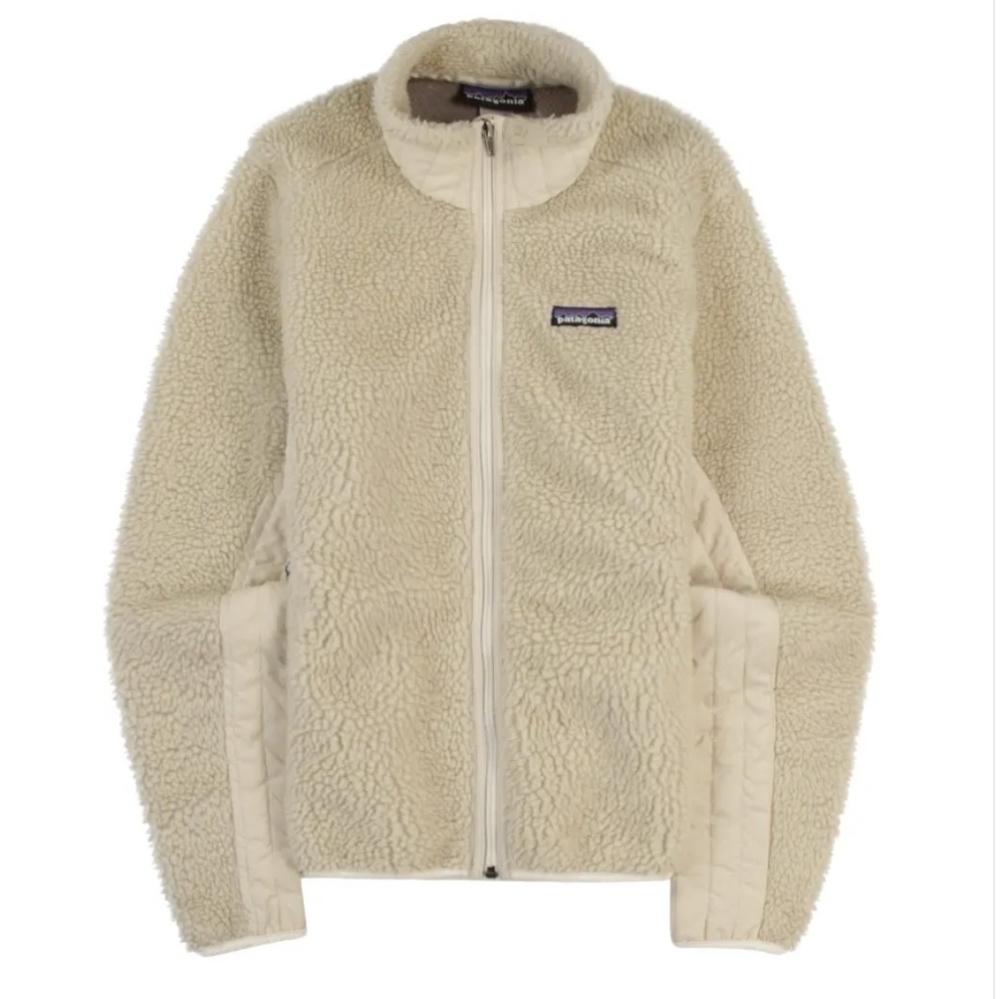 Patagonia Cream Sherpa Full-Zip Jacket - Picture 1 of 10